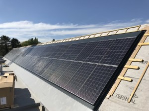 Panneaux photovoltaïques en intégration